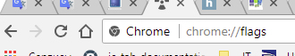 chrome flags